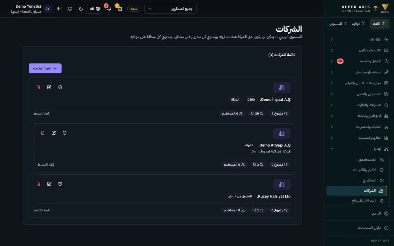 موقع متعدد الشركات