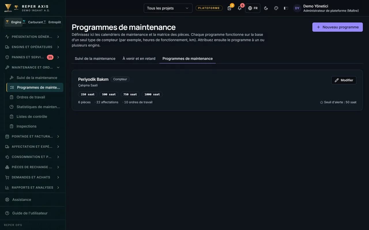 Comment élaborer un plan de maintenance préventive pour les engins de chantier : étape par étape