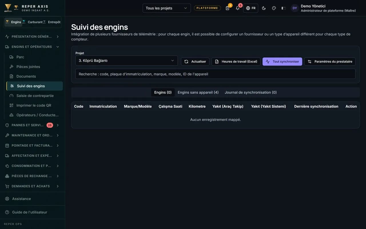 Connectez vos sources de données