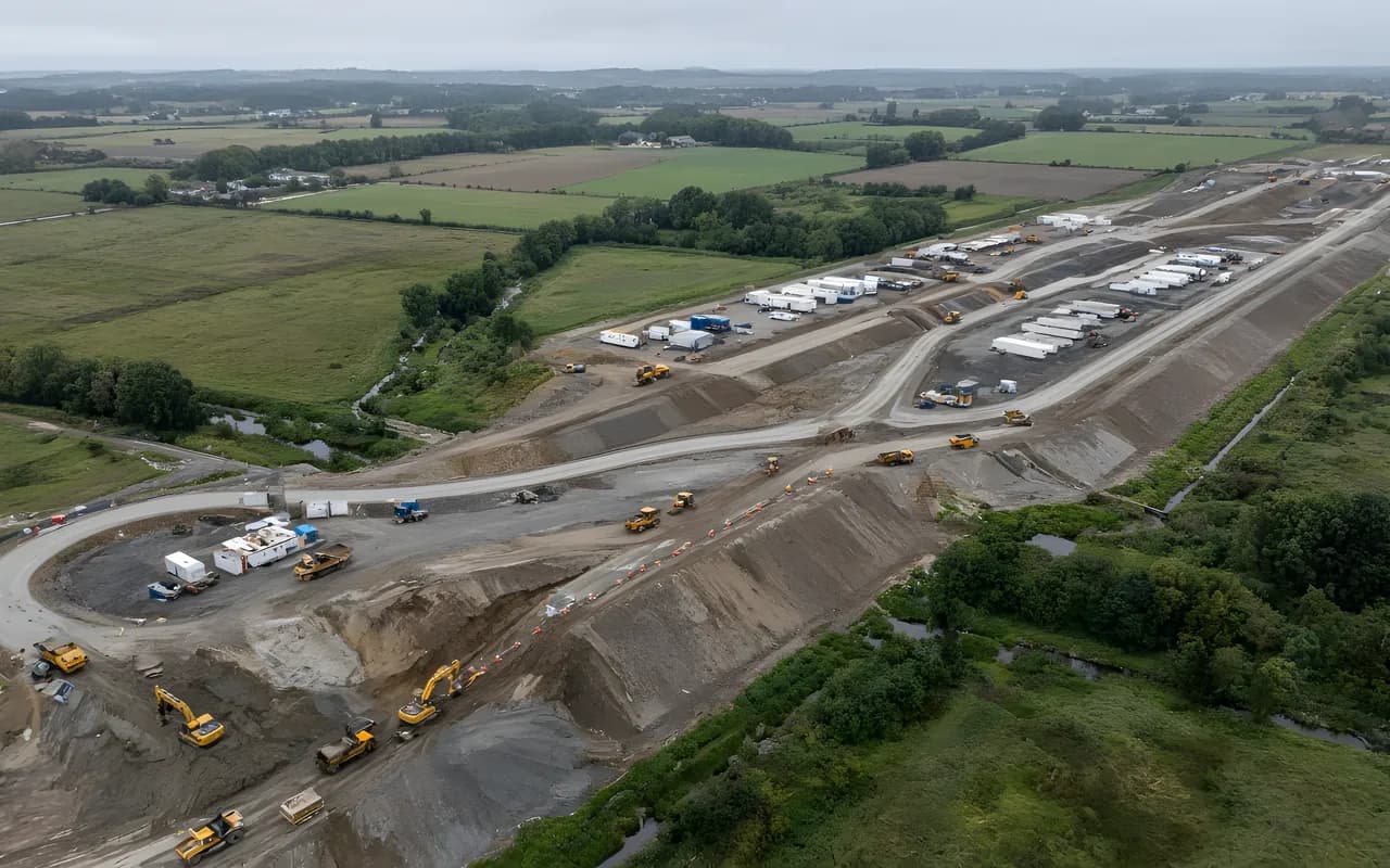 Liste d’engins dans une structure multi-sociétés, avec les colonnes projet, société propriétaire et société exploitante