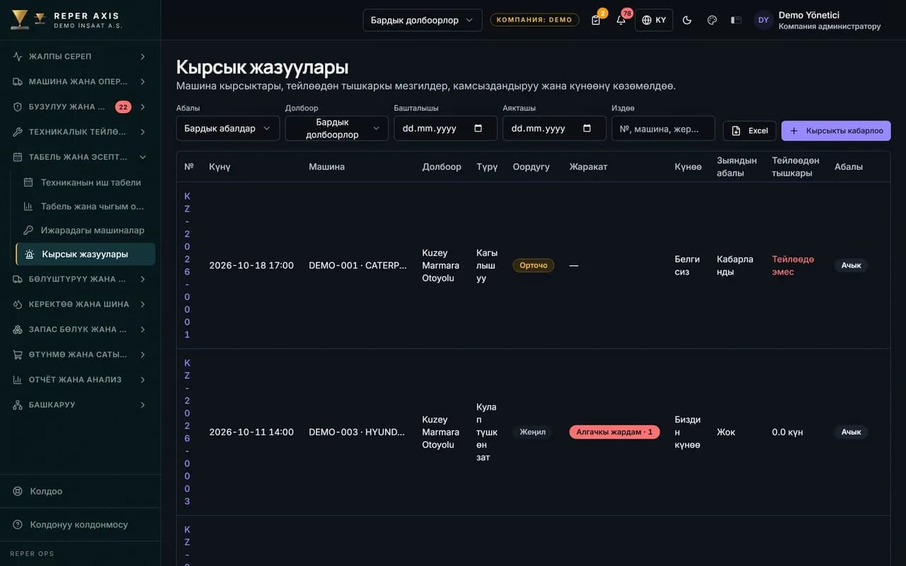 Кырсык каттоосу