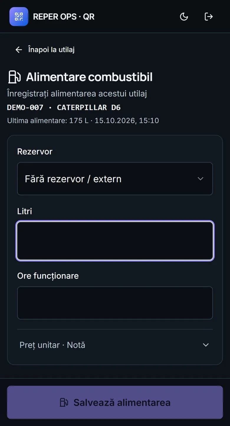 Codul QR de pe utilaj, cea mai rapidă interfață din teren